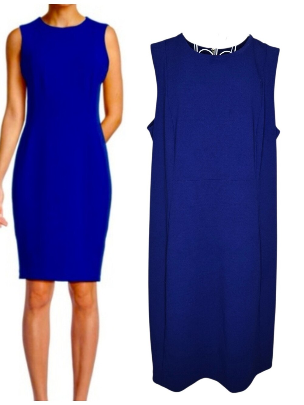 Calvin Klein Sleeveless In Regatta Blue Size 18W